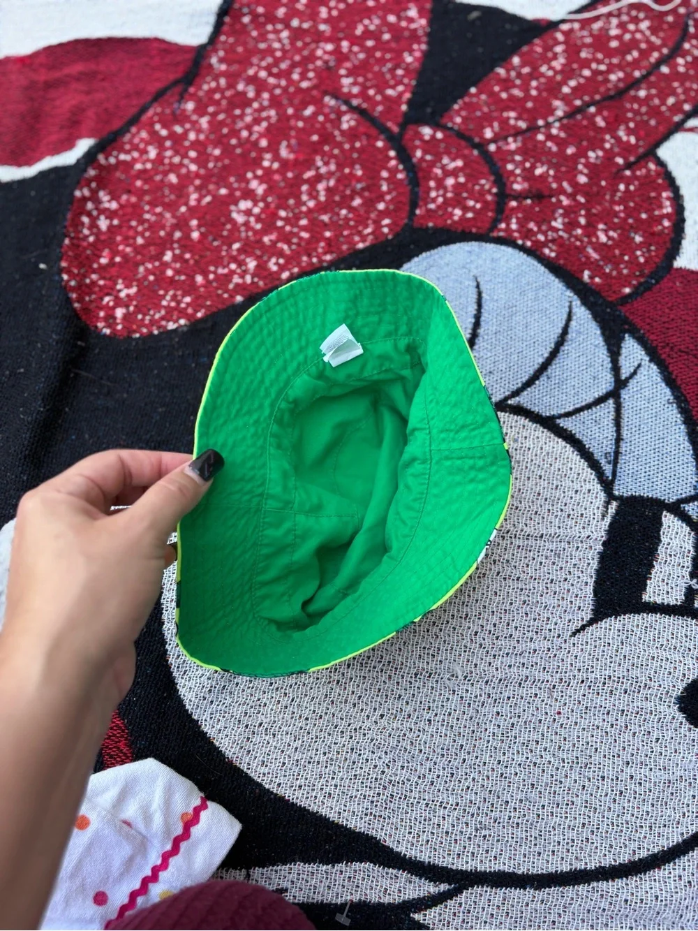 CARTERS GREEN ALLIGATOR GRAPHIC BUCKET HAT SIZE 4-8 KIDS
